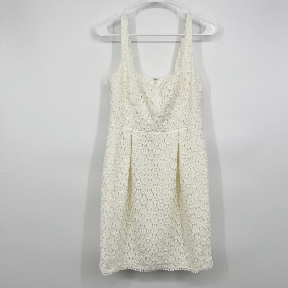 Cynthia Steffe Dress Lace Embroidered Sleeveless - Picture 1 of 11
